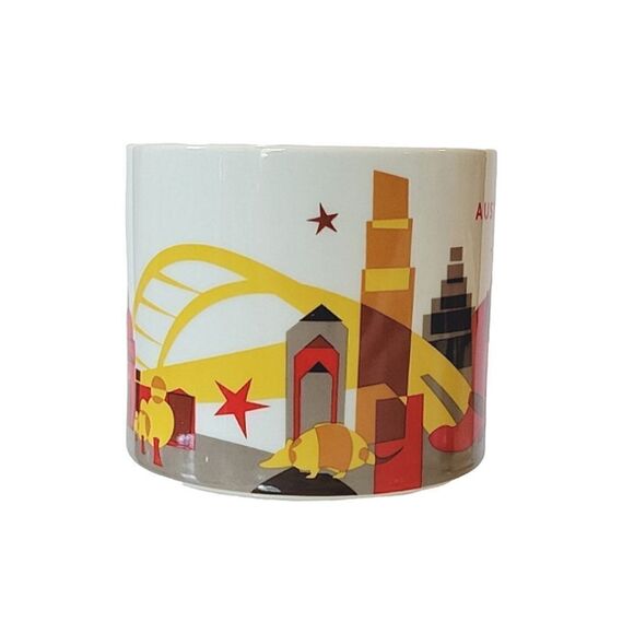 Starbucks You Are Here Red Austin Coffee Mug 2015 - Picture 2 of 6